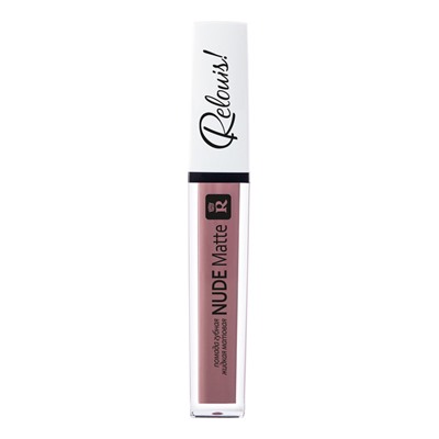 Complimenti!Relouis! Помада губная жидкая матовая Nude Matte тон:10 холодный розовый нюд