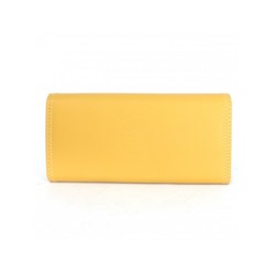 Кошелек женский искусственная кожа ForeverYoung-6901-105,  4отд,  11карм,  желтый 243379
