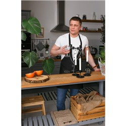 Фартук Доляна «Джентльмен», 60 × 70 см, хлопок 100 %, рогожка