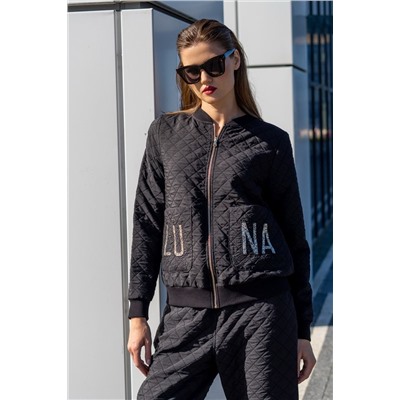 Luna 055 черный, Брюки,  Бомбер
