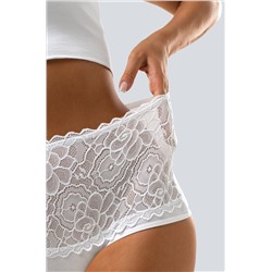 Женские кружевные трусы с высокой посадкой 3шт. Happyfox