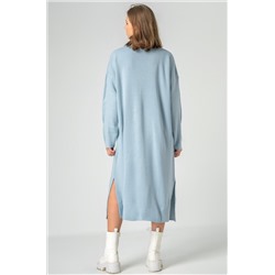 Женское теплое вязаное платье оверсайз Happyfox