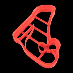 Вырубка для пряника с оттиском "Туфелька" пластик, 10 см