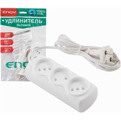 Удлинитель Engy Эконом 1,7м 3роз.(ШВВП 2*0,75)