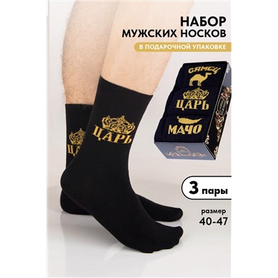 Носки мужские Мачо (набор 3 пары)