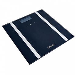 Весы 180 кг 28×28 см электронные напольные DELTA LUX DE-4600 "SMART" черные