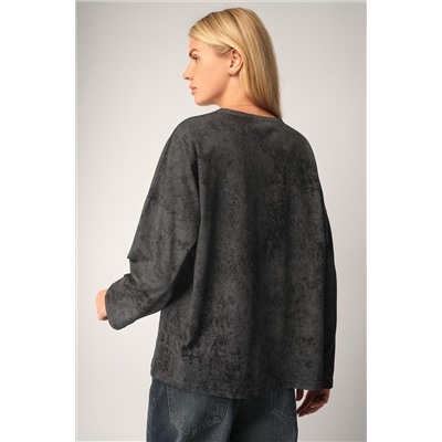 Женский лонгслив оверсайз Happyfox