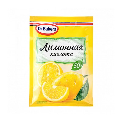 Лимонная кислота Dr.Bakers, 50 г