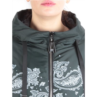 ZW-2312-C DARK GREEN Куртка демисезонная женская BLACK LEOPARD (100 гр.синтепон) размер 50/52 российский
