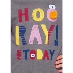 CLE джемп дев.87729ха, меланж серый