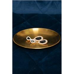 Серьги Королевская роскошь (блэк)