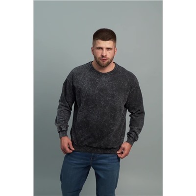 Мужской свитшот оверсайз из футера двухнитки Happyfox