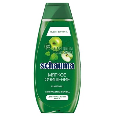 SCHAUMA Шампунь 370мл Яблоко мягкое очищение АКЦИЯ! СКИДКА 15%