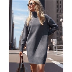 Платье из пряжи с кашемиром