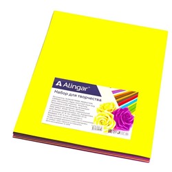 Фоамиран  Пластичная замша  А3 10л.10цв. Alingar 2мм AL6585