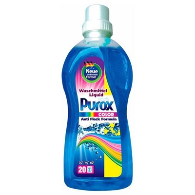 Универсальный гель для стирки PUROX COLOR, 1л