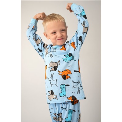 Хлопковая пижама для мальчика Happyfox