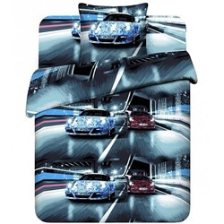 КПБ "Русские гонки" бязь хлопок 100% 1, 5 сп.