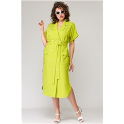 EVA GRANT 7197 салатовый, Платье