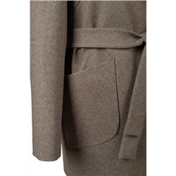 01-11991 Пальто женское демисезонное (пояс)