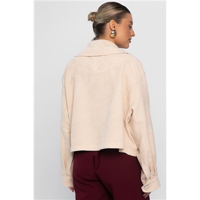 Жакет укороченный Динара (бежевый) Б14326-39М