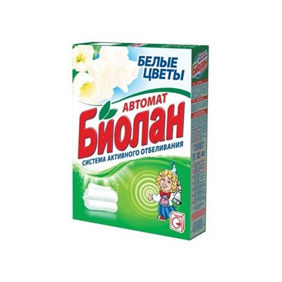 БИОЛАН СМС  автомат  350г Белые цветы  тв/уп  700-4 АКЦИЯ! СКИДКА 10%
