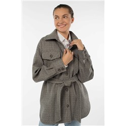 01-10632 Пальто женское демисезонное (пояс)