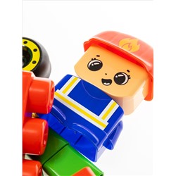 Конструктор пластиковый «Пожарная часть» 35 деталей Baby Blocks