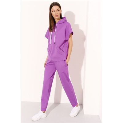 DiLiaFashion 0739 фиолетовый, Брюки,  Жилет