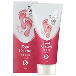 EKEL Крем д/ног успокаив.с экстр.розы  Foot Cream Rose 100г