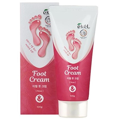 EKEL Крем д/ног успокаив.с экстр.розы  Foot Cream Rose 100г