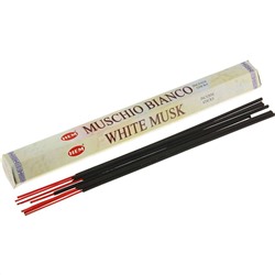 Hem Incense Sticks WHITE MUSK (Благовония БЕЛЫЙ МУСКУС, Хем), уп. 20 палочек.