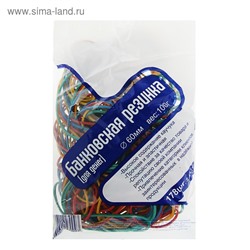 Банковская резинка, 60 мм, 100 г, цветная