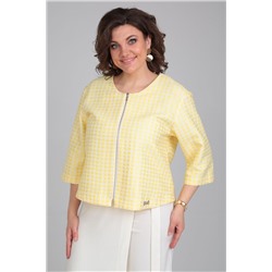 Michel chic 1335 желтый-белый, Брюки,  Жакет