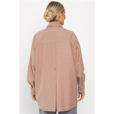 Рубашка Свободное падение (бежевая) Б14191-5М