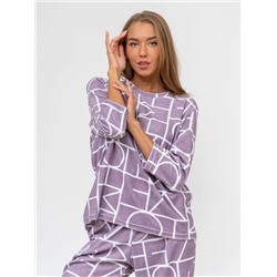 Костюм женский Текс-Плюс, цвет коричневый белый