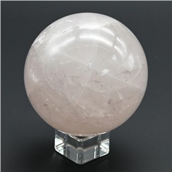 Шар из розового кварца, диаметр 70мм