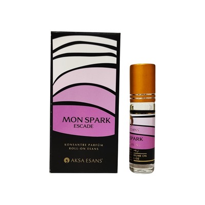 Concentrated Essential Oil MON SPARK, Aksa Esans (Турецкие роликовые масляные духи МОН СПАРК, Акса Эсанс), 6 мл.