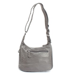 Сумка женская искусственная кожа Guecca-RY 803-1,  1отд+карм/пер,  плечевой ремень,  серый 257382