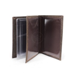 Обложка для авто+паспорт Croco-ВП-103 натуральная кожа коричневый анти крек (214)  243981