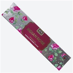 INDIAN ROSE Premium Masala Incense Sticks, Ayur Plus (ИНДИЙСКАЯ РОЗА, ароматические масала палочки премиум-класса, Аюр Плюс), 18 г.