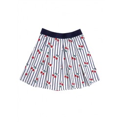 CLE юбка дев. 881958/15ппн, белый/коралловый