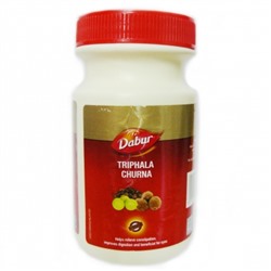 TRIPHALA CHURNA, Dabur (ТРИФАЛА ЧУРНА, Для очищения, омоложения и восстановления организма, Дабур), 120 г.