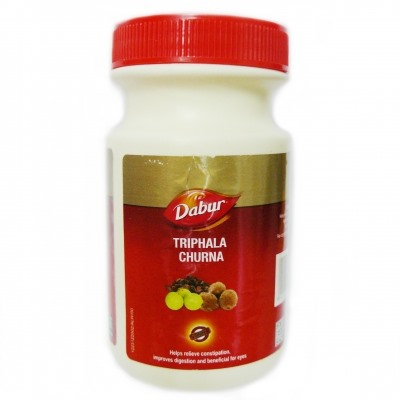 TRIPHALA CHURNA, Dabur (ТРИФАЛА ЧУРНА, Для очищения, омоложения и восстановления организма, Дабур), 120 г.