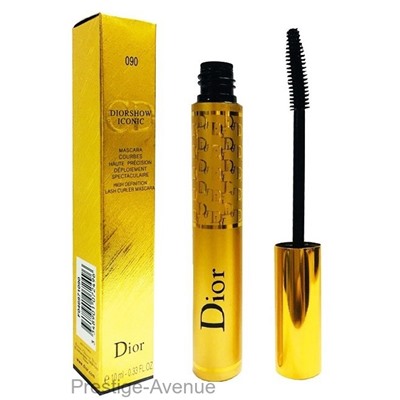 Тушь для ресниц Dior Diorshow Iconic 090 noir black 10ml (золото)