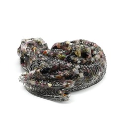 Фигурка из турмалина и смолы "Дракон" 90*95*38мм