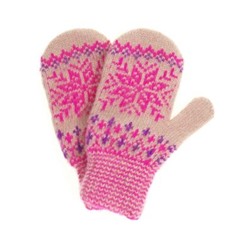 Варежки детские "Снежинка" 3 цвета 0804-29