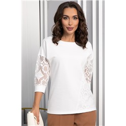 Джемпер Вирджиния НЬЮ (молочный) Б14116-48М