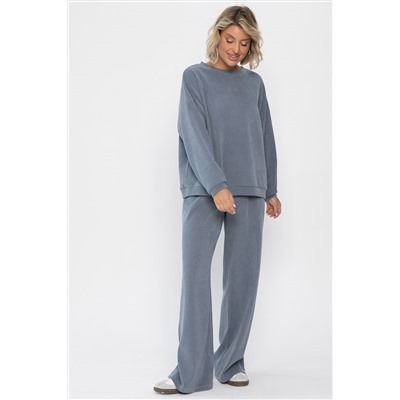 Костюм трикотажный Августа ХИТ (светло-серый) К14347-5М