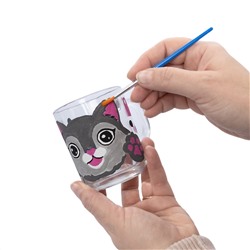 Кружка под роспись «Котик» с красками